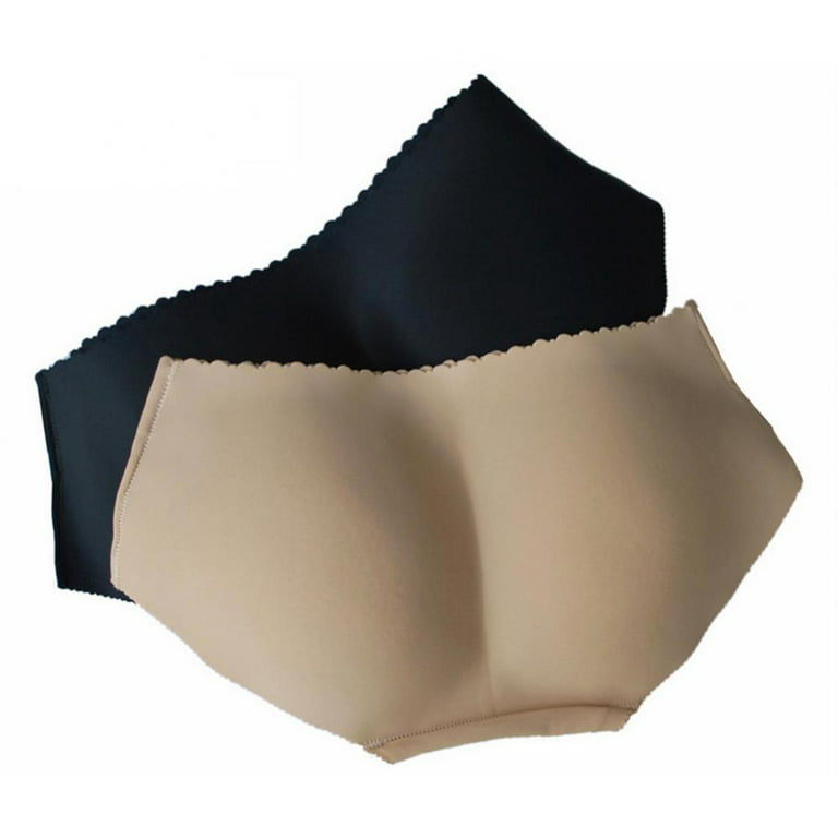 Popvcly 2 Pack Women Butt Hip Panties Padded Enhancer Hip Lift Underwear  Shapewear Butts Lifter Seamless Padding Briefs 
