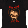 thumbnail image 4 of Inktastic My Mimi Loves Me Monkey Boys or Girls Baby Bodysuit, 4 of 5
