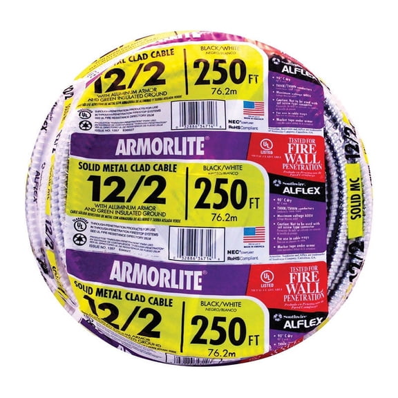 Wire,Ac Cable,250' 12-2 by Southwire Company