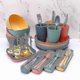 thumbnail image 4 of Unbreakable Camping & Picnic Dinnerware Set, Plastic Plates Bowls for Outdoor, 4 of 5