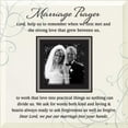 thumbnail image 2 of Dexsa ''Marriage Prayer'' Beveled Glass Picture Frame - Size 12" x 12" - White - Holds 4"x4" Photo, 2 of 2