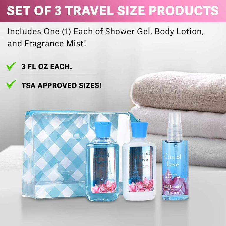 Vital Luxury Bath and Body Gift Set, Relax Scent, Includes Body