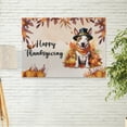 thumbnail image 2 of Happy Thanksgiving Bull Terrier Welcome Thankful Fall Autumn Pumpkin Horizontal Matte Canvas Poster Bully Dog Lovers Gifts Idea Wall Art Home Decor - 02021, 2 of 5