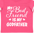 thumbnail image 4 of Inktastic My Best Friend is My Godfather with Hearts Boys or Girls Toddler T-Shirt, 4 of 5