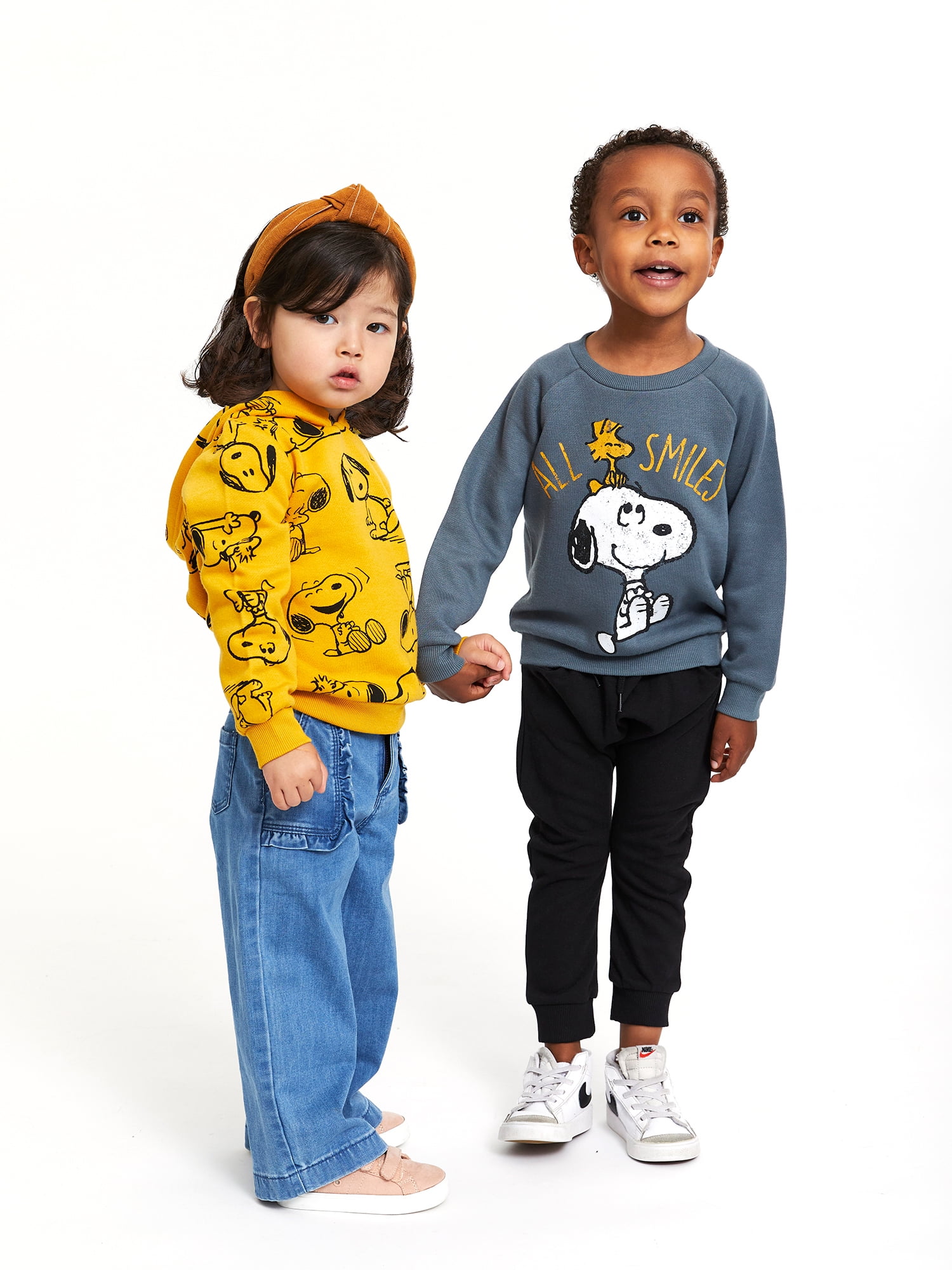 Snoopy Toddler Boy 2PK Pullover Sweatshirt Set, Sizes 12M-5T