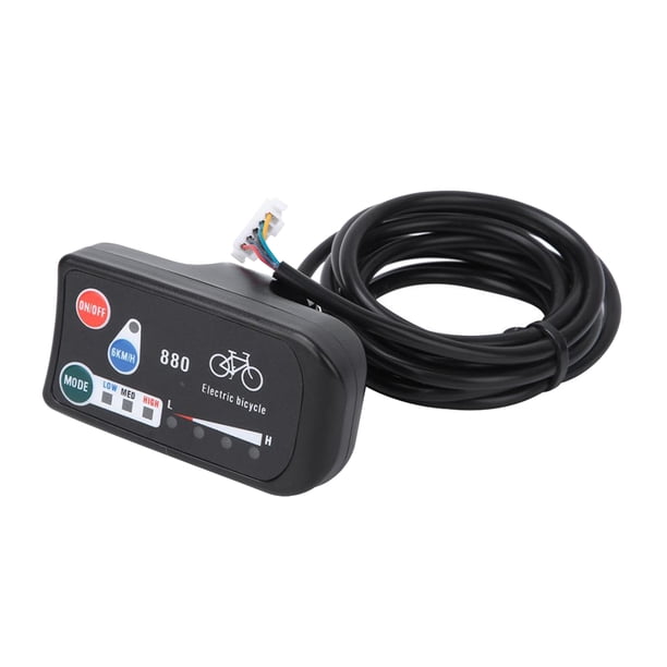 Velocímetro y odómetro de bicicleta Sunnimix KT-LED880 36V 48V Pantalla de bicicletas
