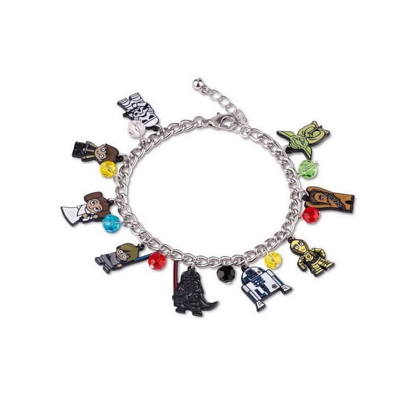 Star Wars Cute 15mm Chibi Characters Pendant Enamel Charms Bracelet Jewelry