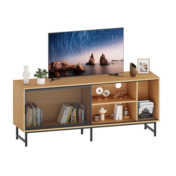 Moderno estilo rural-style de madera mesa de TV - entertainment center
