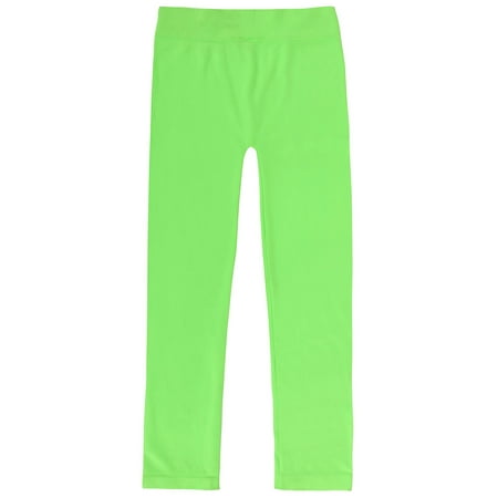 Sm Pull Green - Children Stylish Skinny Legging Stretch Seamless, Green SM
