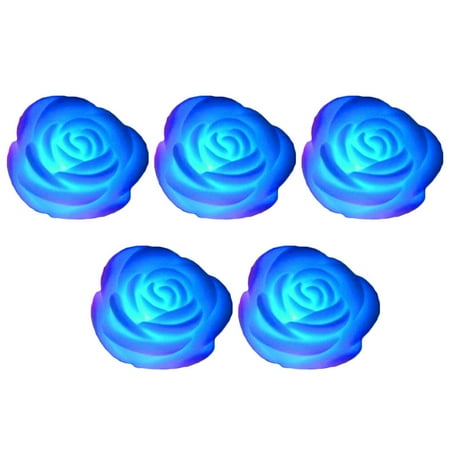

5 Pcs Rose Candle Lights for Valentine s Day Color Changing Light LED Candle Lights Floating Candles Lights Child