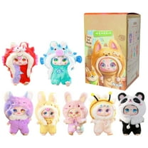 HavenCo Cute Series Mystery Plush Doll Box - Collectible Kawaii Vinyl Stuffed Animal with Rotatable Limbs & Accessories, Surprise Gift for Birthdays, Holidays