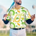 thumbnail image 6 of Balery St Patrick's Day1 Baseball Jersey for Men Casual Button Down Shirts Short Sleeve Active Team Sports Uniform-Small, 6 of 9