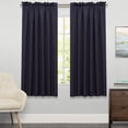 thumbnail image 1 of Cortinas de ventana de la colección Sweet Home Ribcord Navy, 1 of 1