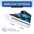 thumbnail image 3 of FUNCOO PLUS Kids High Top Sneakers Toddler Boys Canvas Shoes, Dinosaur, Size 9, 3 of 6