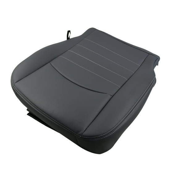 HUOEPU Driver Side Bottom Cloth Replacement Seat Cover Dark Gray Compatible with Ram 1500 Work Truck Trim 2016-2018