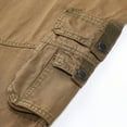 thumbnail image 6 of Male Pure Casual Pants Work Pants Pocket Straight Leg Pants, 6 of 7
