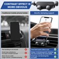 thumbnail image 3 of SURJDE Support de Téléphone pour Évent de Voiture 2023 Mini Support de Ventilation Automobile, Support de Cellulaire Mains Libres Universel Amélioré pour iPhone Android Téléphone Intelligent, 3 of 7