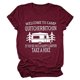 thumbnail image 1 of Camiseta de mujer Camisetas divertidas y lindas de manga corta Camiseta con estampado divertido Camiseta con estampado de letras Tops Blusa Regalo para mujeres Pompotops hfajkhk129753, 1 of 4