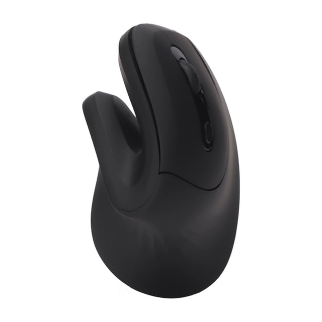 Ratón inalámbrico Recargable, ratón vertical inalámbrico de 2.4 GHz 3200dpi Silencio Ergonomico para laptop para laptop