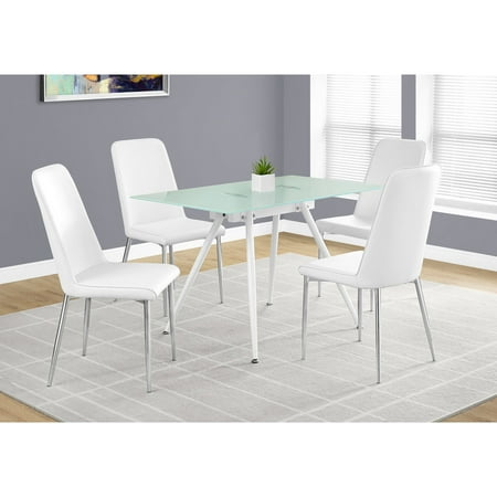 Monarch Specialties White Tempered Gl Dining Table Monarch Specialties White Tempered Gl Dining Table