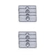 thumbnail image 3 of Wosthever Alfombrilla para grifo de cocina, protector contra salpicaduras para fregadero, colector de secado, Protector para encimera, baño, granja, Gris 4 piezas 2piezas Wosthever CBP260379, 3 of 6