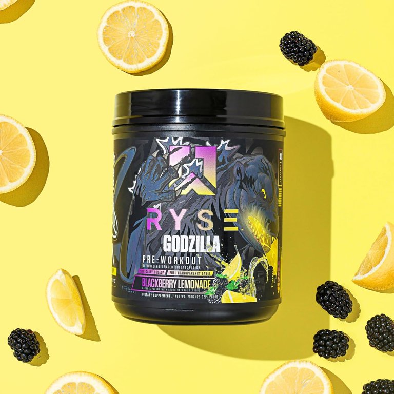RYSE Godzilla X Noel Deyzel Pre Workout Powder - Blackberry