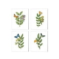 thumbnail image 1 of Great Art Now Greenery Butterflies by Wild Apple Portfolio 4 Piece Canvas Art Set Each 12W x 15H, 1 of 5