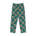 thumbnail image 6 of Uemuo Cartoon Poodle Dog Pattern Men's Wide Leg Palazzo Lounge Pants with Pockets Light Weight Loose Comfy Casual Pajama Pants-Medium, 6 of 9