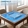 thumbnail image 3 of Threns Mahjong Mat with Rules, 31.5 Inch Square Mahjong Mats for Table, Quiet Noise Reduction Table Mat with Black Carrying Bag for Poker, Board Games, Tiles Game and Dominoes, 3 of 8
