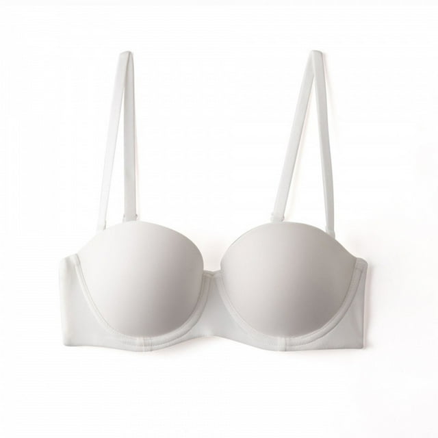 Qertyioot Women's Solid Color Comfortable Hollow Out Bra Underwear