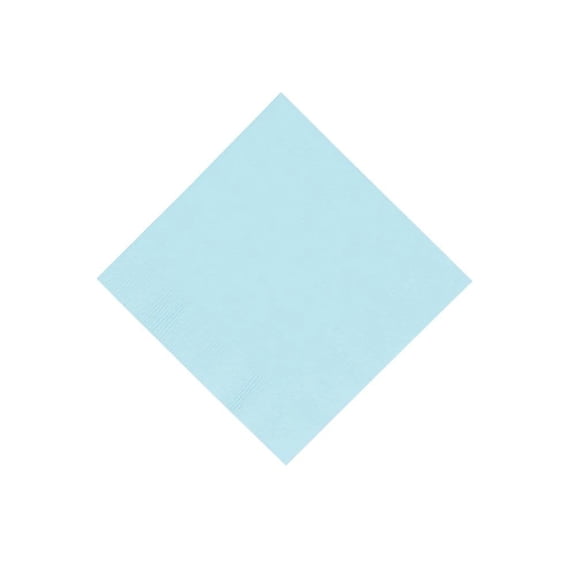 Light Blue Beverage Napkins - Party Supplies - 50 Pieces