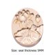 thumbnail image 4 of Cuadros Decorativos Cabeza de sello de sobre de alivio de cabeza de cobre en forma especial vintage para tarjeta de regalo (N), 4 of 7