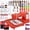 Deluxe Bundle, variant on POOLIN EOC06 7.9in x 11in Embroidery Machine & Embroidery Thread Bundle - Red
