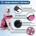 thumbnail image 5 of Chaleco salvavidas para perros, chaleco salvavidas ajustable para perros, salvavidas para mascotas con salvavidas para perros de alta flotabilidad, 5 of 5