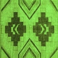 thumbnail image 1 of Ahgly Company Indoor Square Abstract Green Modern Area Rugs, 5' Square, 1 of 4