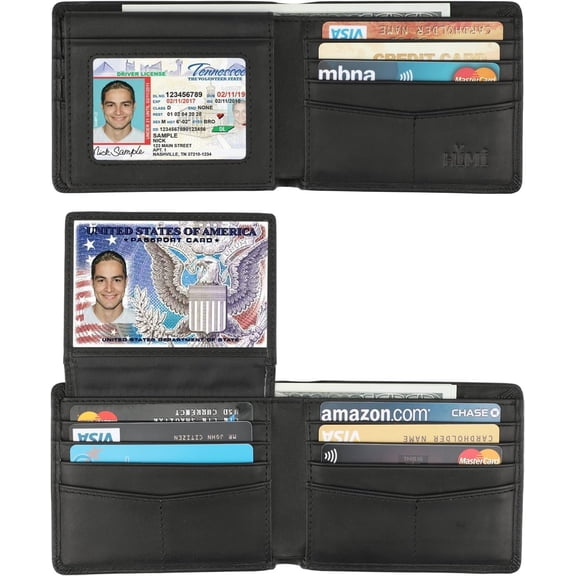 Wallet for Men- RFID Blocking Bifold Stylish Wallet With 2 ID Window