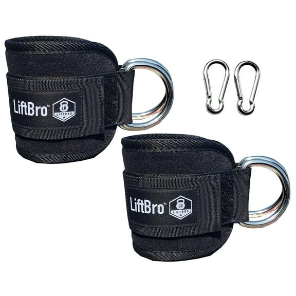 LiftBro Demon Elite Kickback Ankle & Wrist Cuffs (Pair)