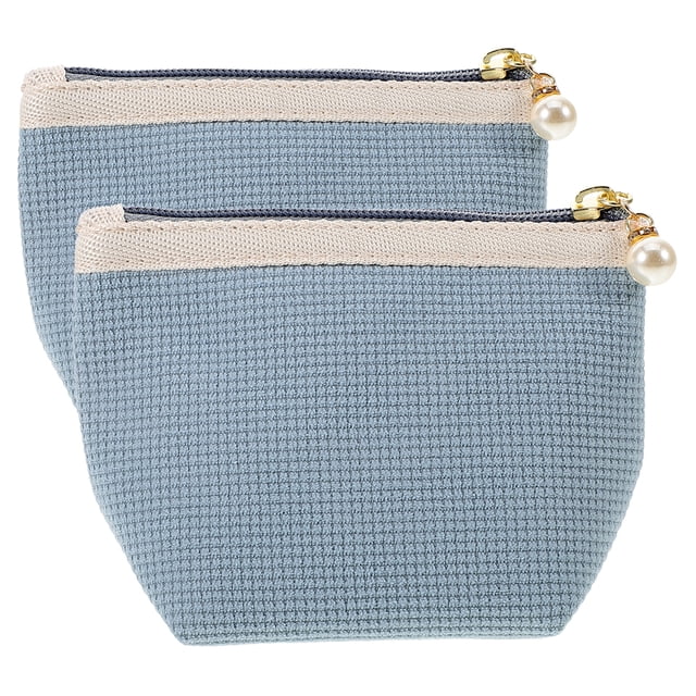 GOOHOCHY mini bolsas de maquillaje para mujer, bolsa de cosméticos portátil para viaje, pequeña bolsa de maquillaje, monedero, organizador de viaje bonito y compacto.