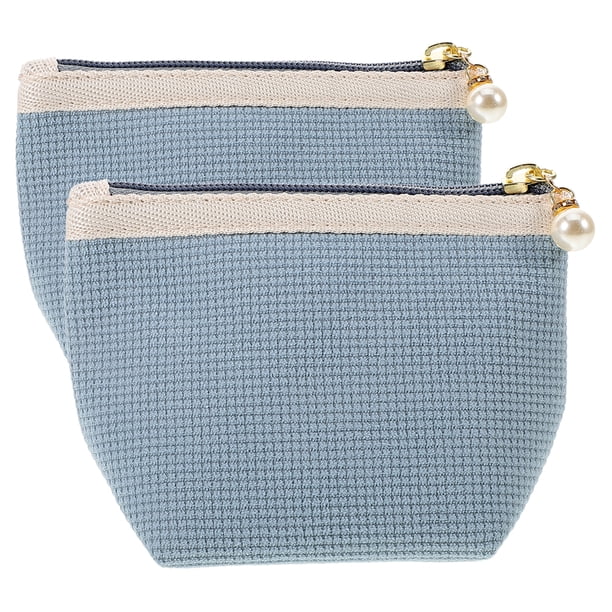 GOOHOCHY mini bolsas de maquillaje para mujer, bolsa de cosméticos portátil para viaje, pequeña bolsa de maquillaje, monedero, organizador de viaje bonito y compacto.