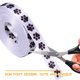 thumbnail image 4 of 2 rollos de cinta de regalo, cinta de regalo para manualidades, cinta con estampado de patas, cinta para envolver regalos, 4 of 7