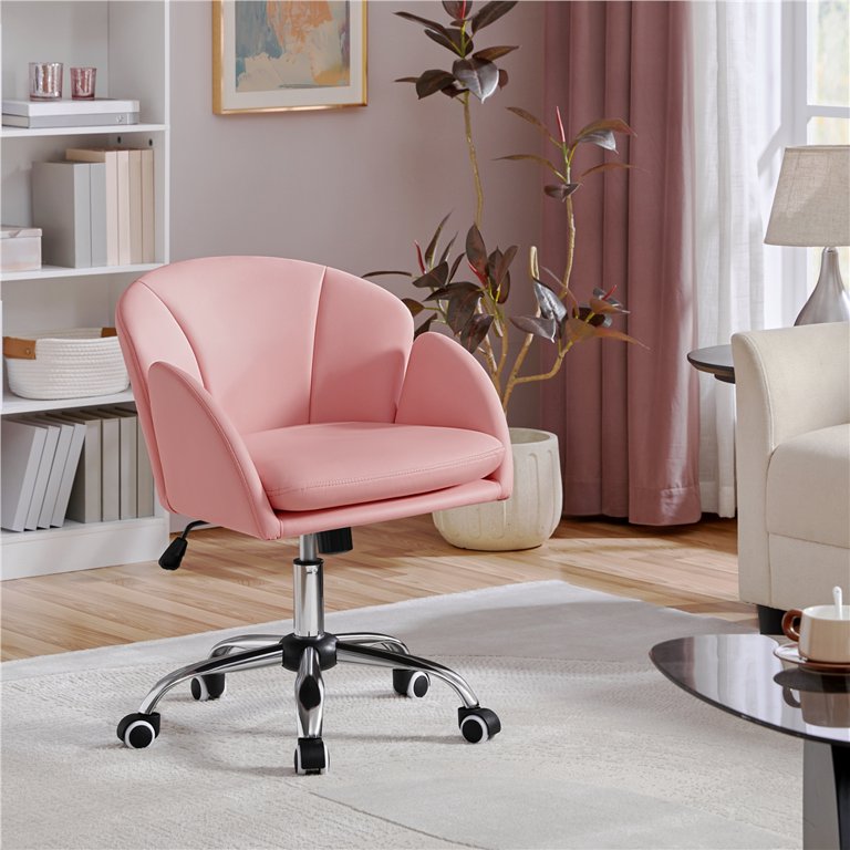 blush pink dressing table chair Dressing Chair Blush Pink Makeup Chair ROSA Blush Pink Vanity Chair With Black Conical Legs PakTameer