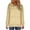 Beige, variant on Hooded Jackets for Women Plus Size Women's Hooded Long Sleeves Coat with Zipper Casual Long Sleeve Solid Color Athletic Sweatshirts Loose Hoodie Top