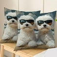 thumbnail image 2 of Colorful Cute Animals Print Pillow Set Bedroom Living Room Sofa Cushion 45x45 Cm For Sofa Living Room Decoration(not include Core), 2 of 6