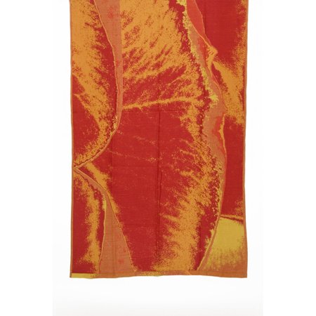 

Graphic Leaf Wool Jacquard Throw Drying Method: Lay Flat To Dry Reversible: Yes