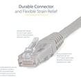 thumbnail image 4 of StarTech 10 ft Gray Molded Cat6 UTP Patch Cable - ETL Verified, 4 of 7