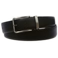 thumbnail image 2 of Men's Clamp on Feather Edged Italian Leather Dress Belt, 2 of 2