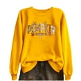 thumbnail image 2 of Yteetum Pumpkin Print Sweatshirts for Women Halloween Thanksgiving Print Crewneck Hoodless Sweatshirt Tops Womens Casual Pumpkin Season Print Round Neck Loose Fits Long Sleeve Sweatshirts Fall Trendy, 2 of 6