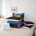 thumbnail image 6 of Erosebridal Jungle Wildlife Deer 7pcs Bedding Comforter Set,Rustic Farmhouse Hunting Queen Bedding Sets For Men Women,Reversible, 6 of 7