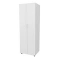 thumbnail image 3 of Newboti Furniture White Armoire with 2 Doors and Hanging Rod 00236, 3 of 8