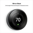 thumbnail image 5 of Google Nest Learning Thermostat - Smart & Programmable for Home - 3rd Generation - Works with Alexa - Mirror Black, 5 of 5